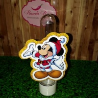 Tubete personalizado com sobreposio, tema Natal Mickey