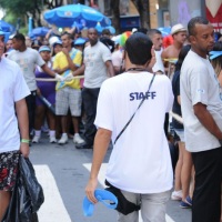 Promotores em Ao durante o Carnaval no Monobloco 2014