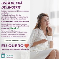 Lista de Ch de Lingerie - Quero Presente Virtual