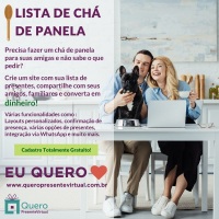 Lista de Ch de Panela - Quero Presente Virtual