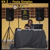 Kit 2 - Festa Simples
Kit de som e iluminao para festas em ambientes menores.