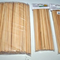 Palitos de Bambu 30cm x 4mm (Churrascos, Crepes,maa e algodo)