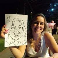 Caricatura ao vivo evento em Indaiatuba