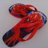 Chinelo personalizado Homem Aranha