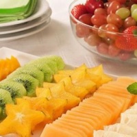 Frutas selecionadas para o buffet.