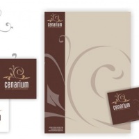 Logomarca e papelaria Cenarium