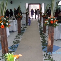 corredor bodas de madeira