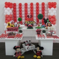 Decora��o mesa principal tema Minie