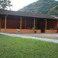 �rea de churrasco.