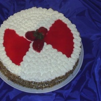 Bolo de Morango com Chantilly