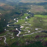 Vista panormica do Rio Cip, no Parque Nacional da Serra do Cip