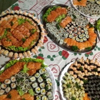Buffet completo Sushi , Sashimi e Yakissoba