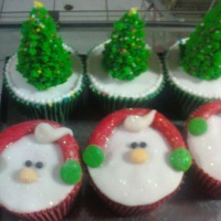 cupcakes de natal