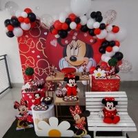 Decora��o Minnie Vermelha