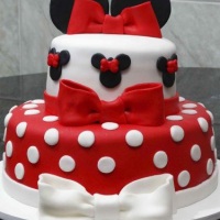 Bolo Temtico Minnie Mouse