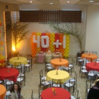 Decora��o 40 anos e 1� aninho (40+1)