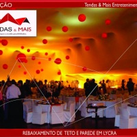 DECORAO EM LYCRA; VOIL E OUTROS TECIDOS - LOCAO
www.tendasemais.com.br
