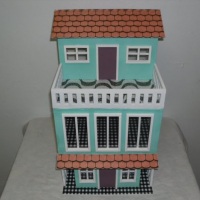 Casa De Madeira P Decora��o