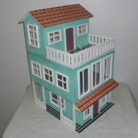 Casa De Madeira P Decora��o