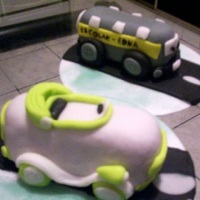 mini bolo �nibus e carro