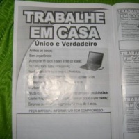 Trabalho verdadeiro e unico