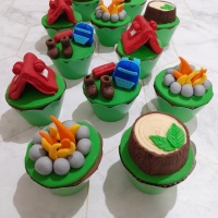 Cupcakes - Acampamento