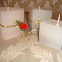 trio de velas lembrancinhas