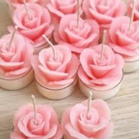 VELAS PERFUMADAS EM ROSAS PARA LEMBRANCINHAS