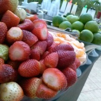 Frutas frescas e selecionadas...