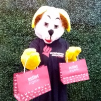 mascote para entrega de brindes
