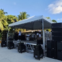 Palco stage 6x3 com Toldo 6x6