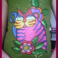 camiseta pintada